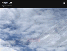 Tablet Screenshot of finger.ch